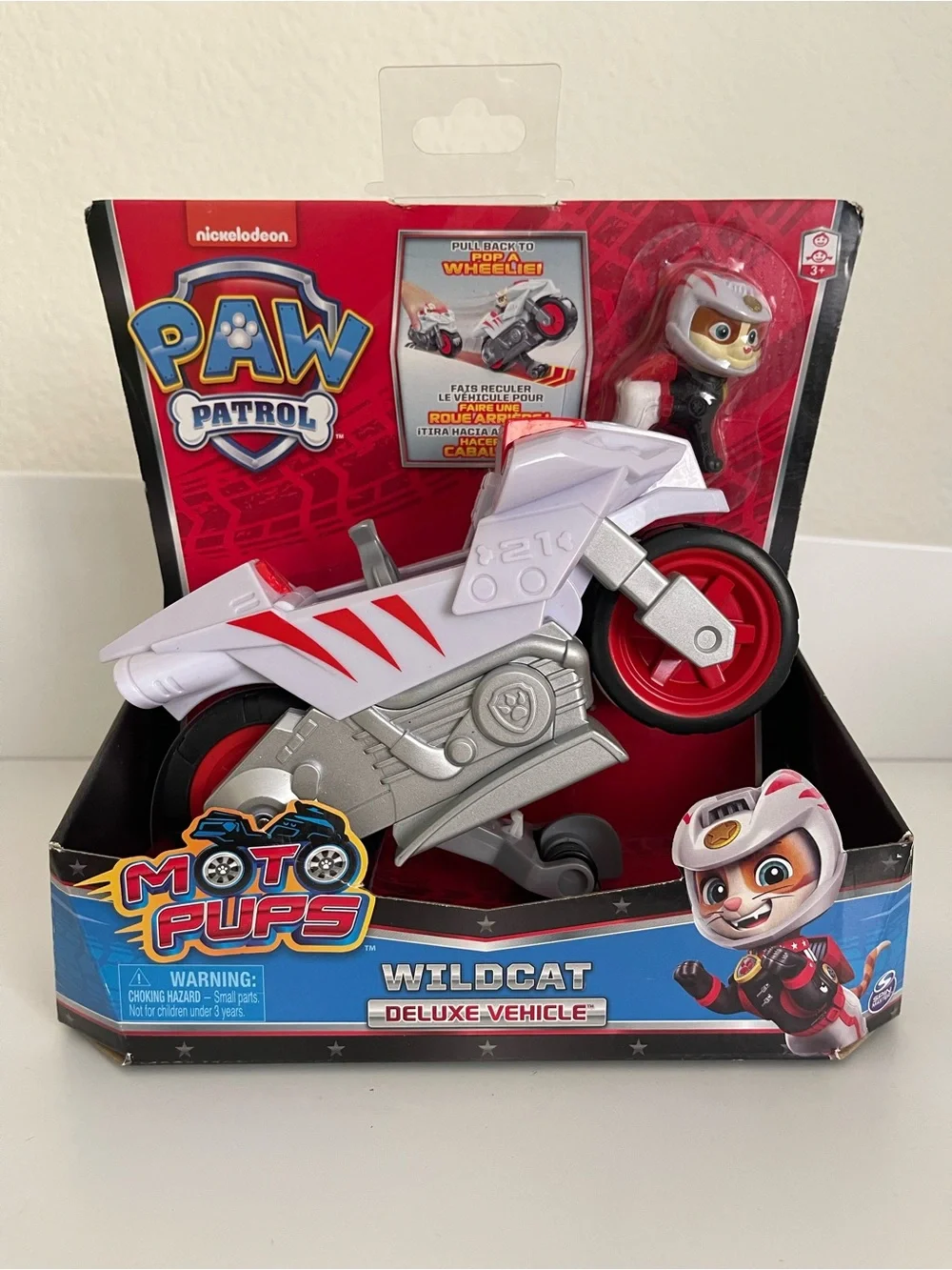Brand New Paw Patrol Moto Pups Wildcat and Deluxe Vehicle